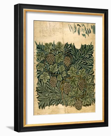 Design For Vine Wallpaper, c.1872-William Morris-Framed Giclee Print