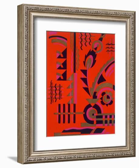 Design from 'Nouvelles Compositions Decoratives', Late 1920S (Pochoir Print)-Serge Gladky-Framed Giclee Print