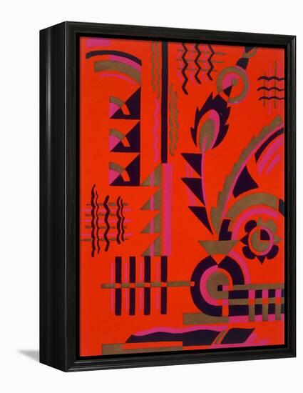 Design from 'Nouvelles Compositions Decoratives', Late 1920S (Pochoir Print)-Serge Gladky-Framed Premier Image Canvas