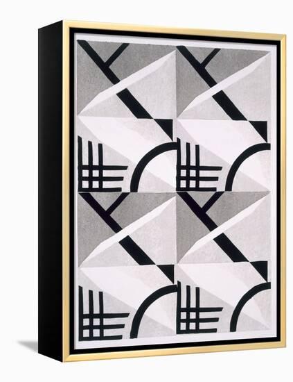 Design from 'Nouvelles Compositions Decoratives', Late 1920S (Pochoir Print)-Serge Gladky-Framed Premier Image Canvas