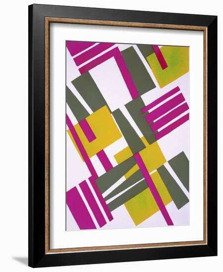 Design from 'Nouvelles Compositions Decoratives', Late 1920S (Pochoir Print)-Serge Gladky-Framed Giclee Print