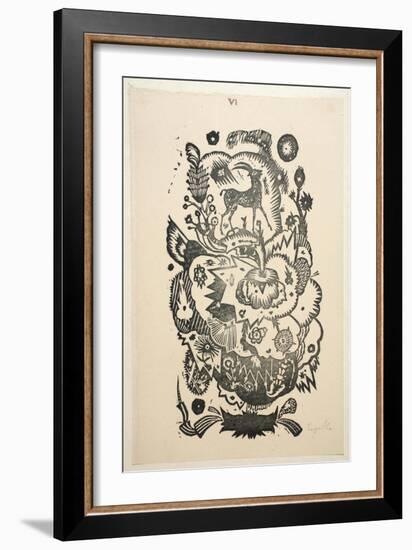 Design Motif for Wallpaper-Gustav Tejcka-Framed Giclee Print