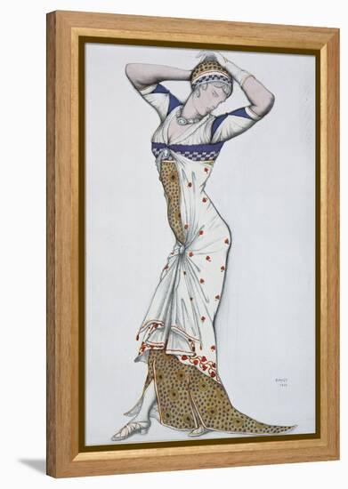 Design of a Modern Dress, 1910S-Léon Bakst-Framed Premier Image Canvas