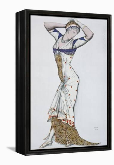 Design of a Modern Dress, 1910S-Léon Bakst-Framed Premier Image Canvas