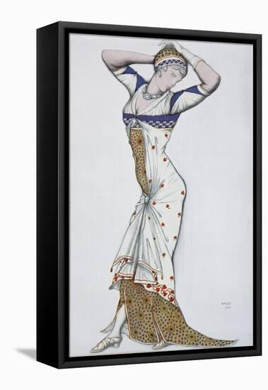 Design of a Modern Dress, 1910S-Léon Bakst-Framed Premier Image Canvas