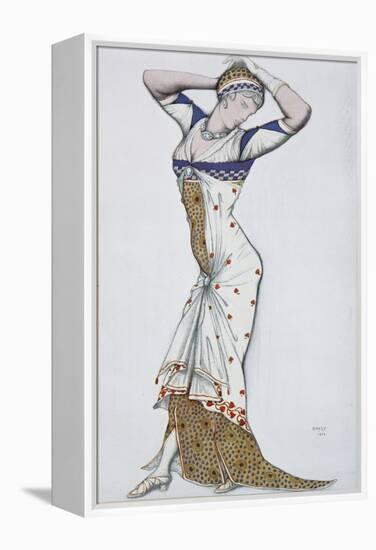 Design of a Modern Dress, 1910S-Léon Bakst-Framed Premier Image Canvas