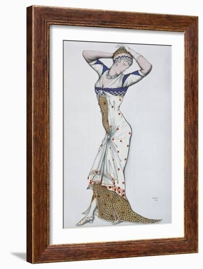 Design of a Modern Dress, 1910S-Léon Bakst-Framed Giclee Print