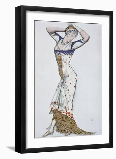 Design of a Modern Dress, 1910S-Léon Bakst-Framed Giclee Print