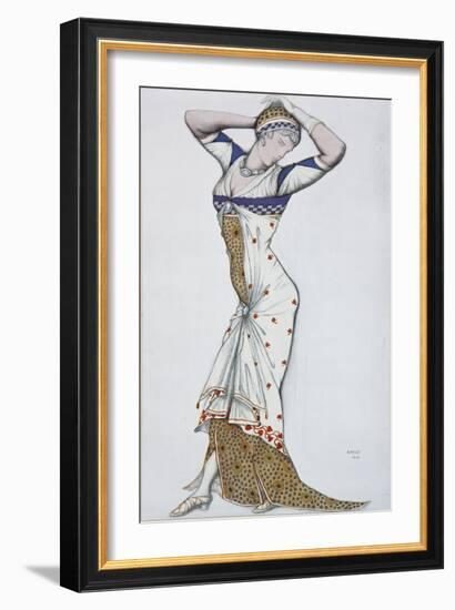 Design of a Modern Dress, 1910S-Léon Bakst-Framed Giclee Print