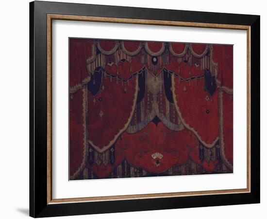 Design of Main Curtain for the Theatre Play the Masquerade by M. Lermontov, 1917-Alexander Yakovlevich Golovin-Framed Giclee Print