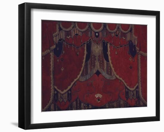 Design of Main Curtain for the Theatre Play the Masquerade by M. Lermontov, 1917-Alexander Yakovlevich Golovin-Framed Giclee Print