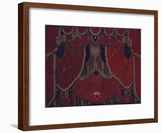 Design of Main Curtain for the Theatre Play the Masquerade by M. Lermontov, 1917-Alexander Yakovlevich Golovin-Framed Giclee Print