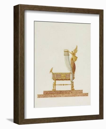 Design of the Bassinet for His Majesty the King of Rome, 1811-Charles Percier-Framed Giclee Print