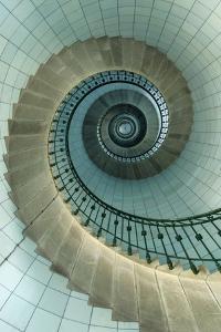 Looking Up the Spiral Staircase of the Lighthouse by Design Pics Inc