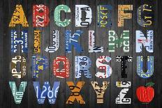 Big Alphabet-Design Turnpike-Giclee Print