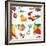 Design with Many Toys-Daniel Cole-Framed Art Print