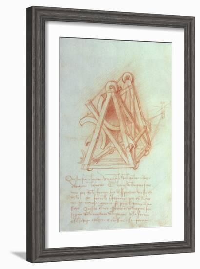 Design-Leonardo da Vinci-Framed Giclee Print