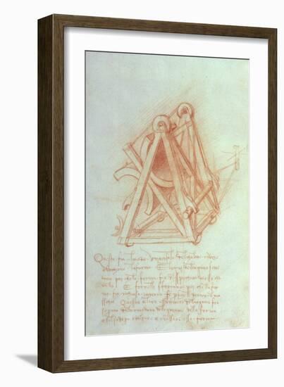 Design-Leonardo da Vinci-Framed Giclee Print