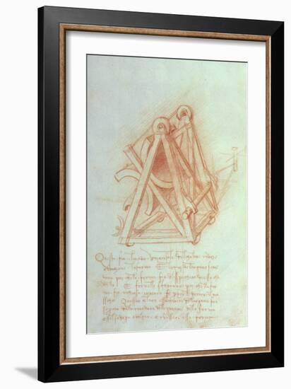 Design-Leonardo da Vinci-Framed Giclee Print