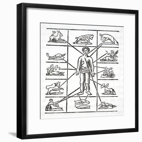 Designation of Parts That Each Sign Governs-null-Framed Giclee Print