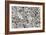 Designed Background. Digital Collage Made Of Newspaper Clippings-donatas1205-Framed Art Print