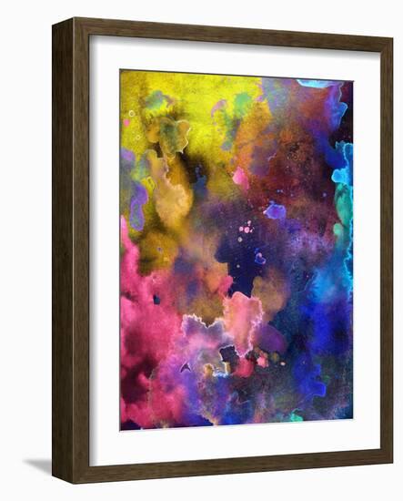 Designed Grunge Paper Texture - Bright Artistic Background-run4it-Framed Art Print