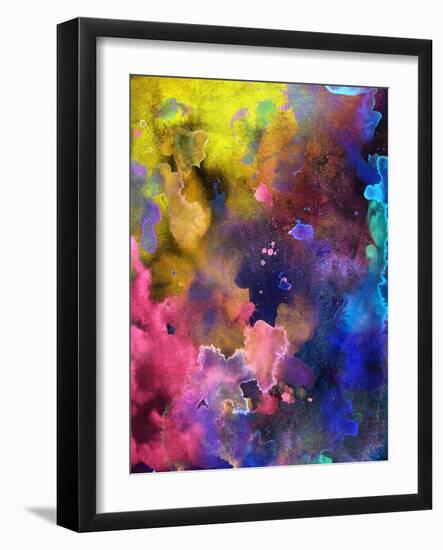 Designed Grunge Paper Texture - Bright Artistic Background-run4it-Framed Art Print