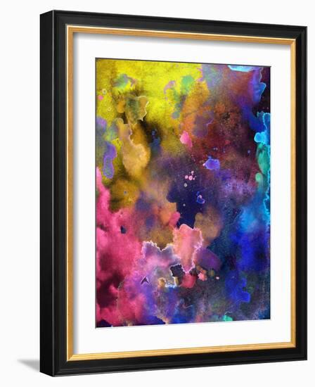 Designed Grunge Paper Texture - Bright Artistic Background-run4it-Framed Art Print