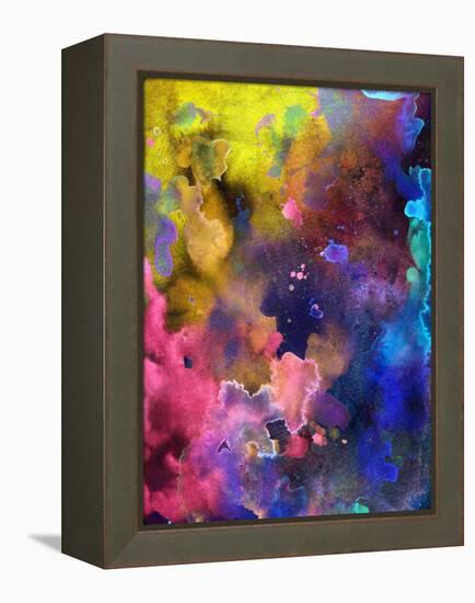 Designed Grunge Paper Texture - Bright Artistic Background-run4it-Framed Stretched Canvas