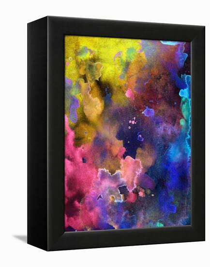 Designed Grunge Paper Texture - Bright Artistic Background-run4it-Framed Stretched Canvas