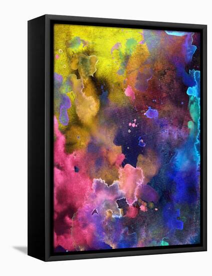 Designed Grunge Paper Texture - Bright Artistic Background-run4it-Framed Stretched Canvas