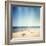 Designed Retro Photo: Sunny Day on the Beach-donatas1205-Framed Photographic Print