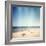 Designed Retro Photo: Sunny Day on the Beach-donatas1205-Framed Photographic Print