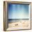 Designed Retro Photo: Sunny Day on the Beach-donatas1205-Framed Photographic Print