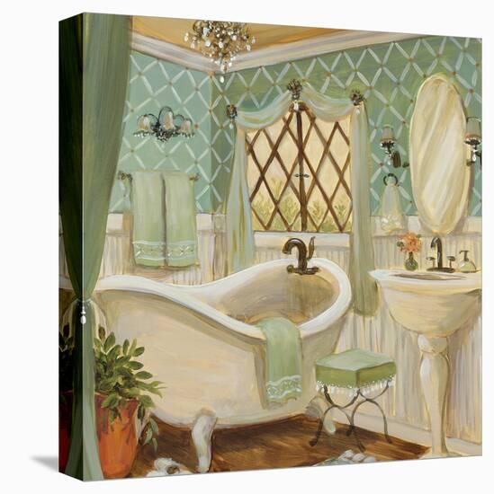 Designer Bath II-Dupre-Framed Stretched Canvas