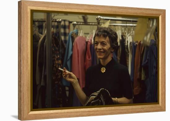 Designer's Aide Fritzi De Majo, of Sacony, New York, New York, 1960-Walter Sanders-Framed Premier Image Canvas