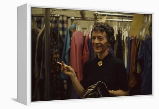 Designer's Aide Fritzi De Majo, of Sacony, New York, New York, 1960-Walter Sanders-Framed Premier Image Canvas