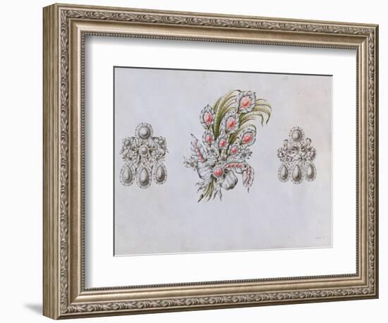 Designs for Aigrettes-Italian School-Framed Giclee Print