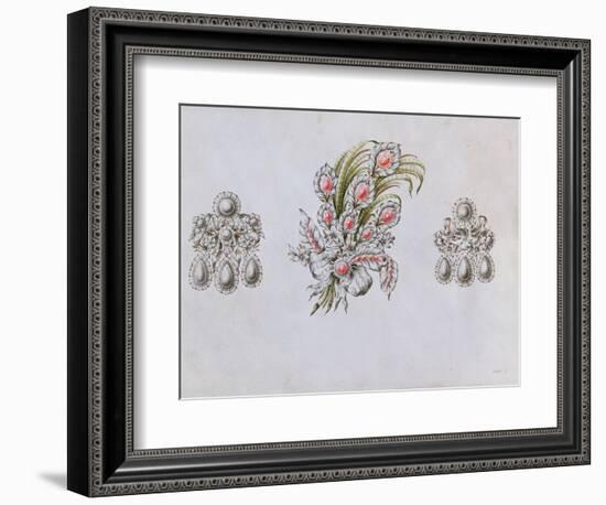 Designs for Aigrettes-Italian School-Framed Giclee Print