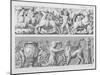 Designs for Classical Friezes, from 'Precision Book of Drawings', 1856 (Engraving)-German-Mounted Giclee Print