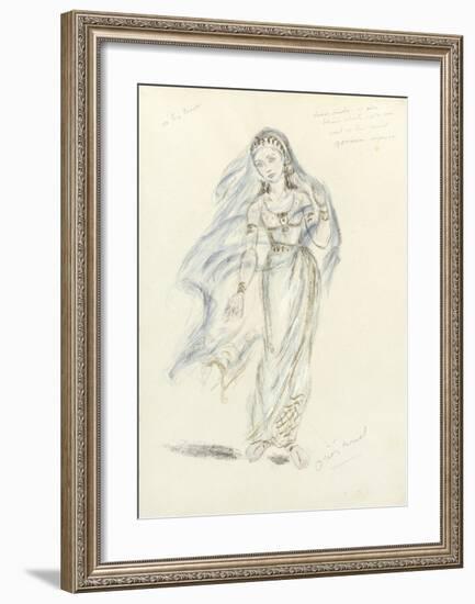 Designs For Cleopatra LII-Oliver Messel-Framed Premium Giclee Print