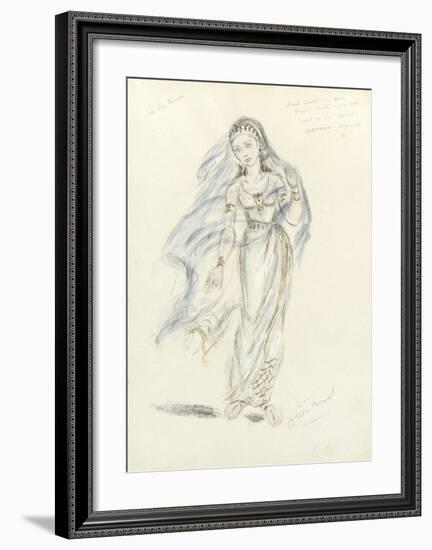 Designs For Cleopatra LII-Oliver Messel-Framed Premium Giclee Print