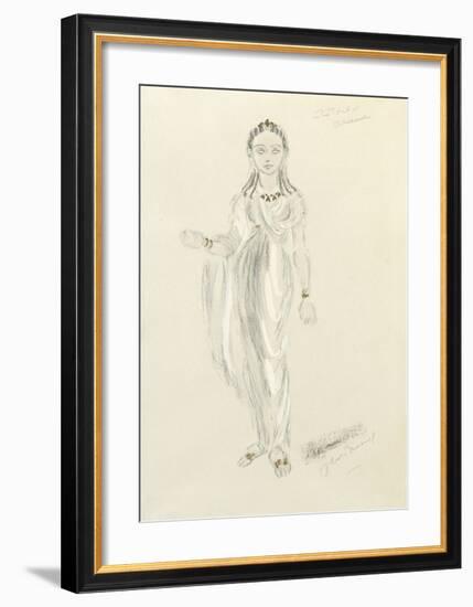 Designs For Cleopatra LIV-Oliver Messel-Framed Premium Giclee Print