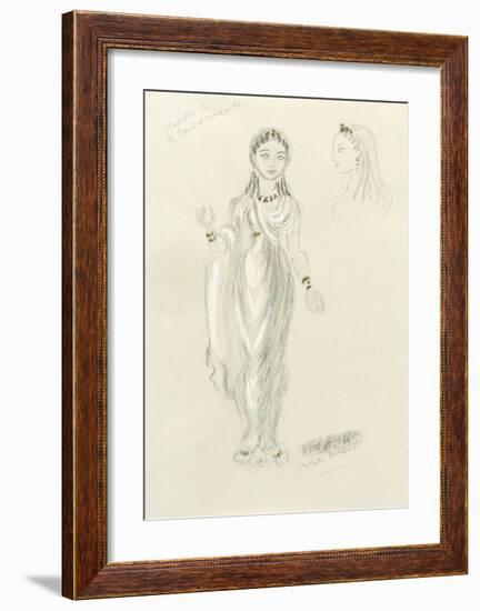 Designs For Cleopatra LV-Oliver Messel-Framed Premium Giclee Print