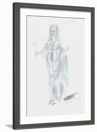 Designs for Cleopatra XL-Oliver Messel-Framed Premium Giclee Print