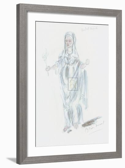 Designs for Cleopatra XL-Oliver Messel-Framed Premium Giclee Print