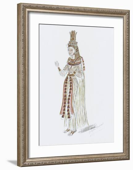 Designs for Cleopatra XLVI-Oliver Messel-Framed Premium Giclee Print