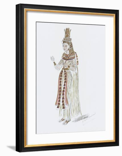 Designs for Cleopatra XLVI-Oliver Messel-Framed Premium Giclee Print