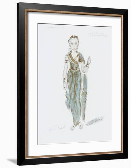 Designs for Cleopatra XLVII-Oliver Messel-Framed Premium Giclee Print