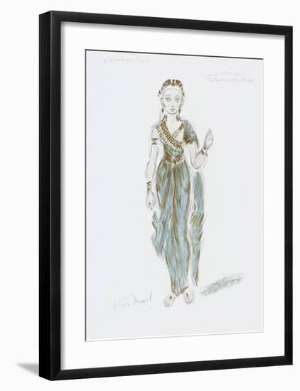 Designs for Cleopatra XLVII-Oliver Messel-Framed Premium Giclee Print